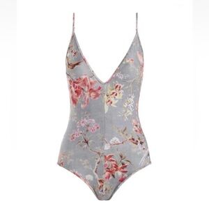 Zimmermann one piece floral swim suit
